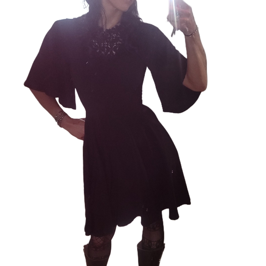 Isabel Garcia Black Dress
